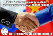 Россия-Китай: газовый контракт